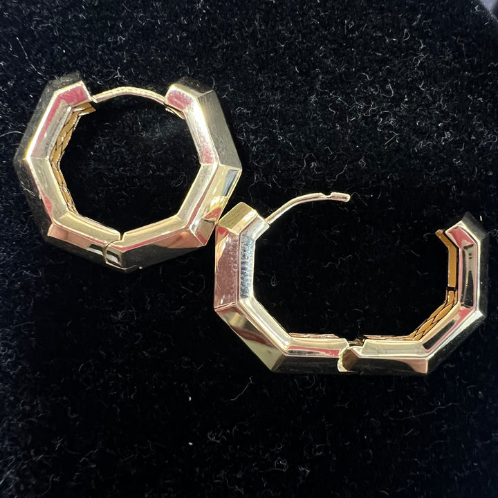 Large Chic Octagonal Huggies