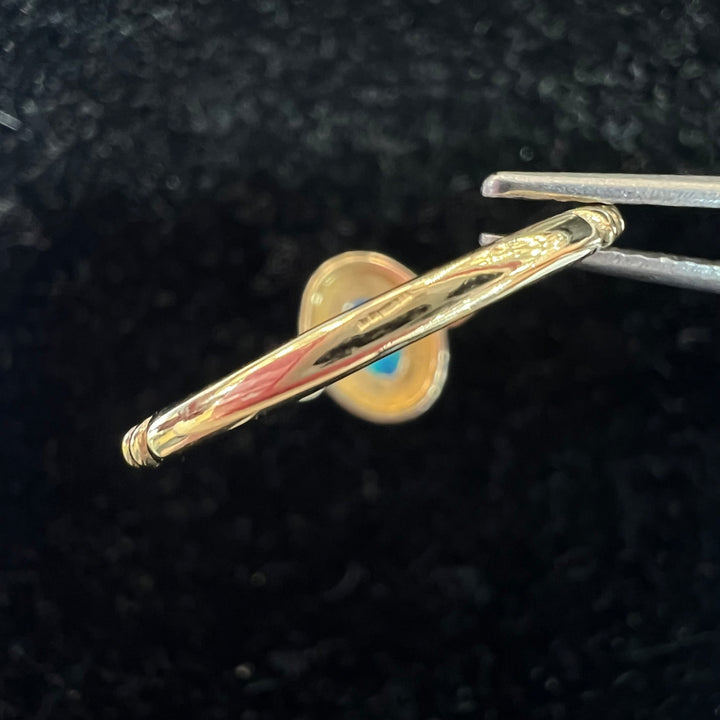 Vintage Style #2 Opal Ring (CZ)