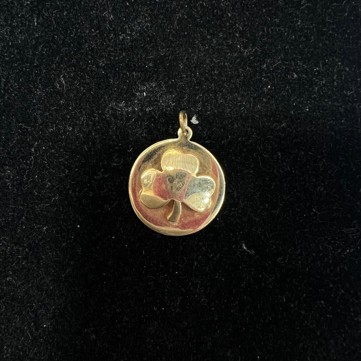 Leaf Clover Medallion Charm