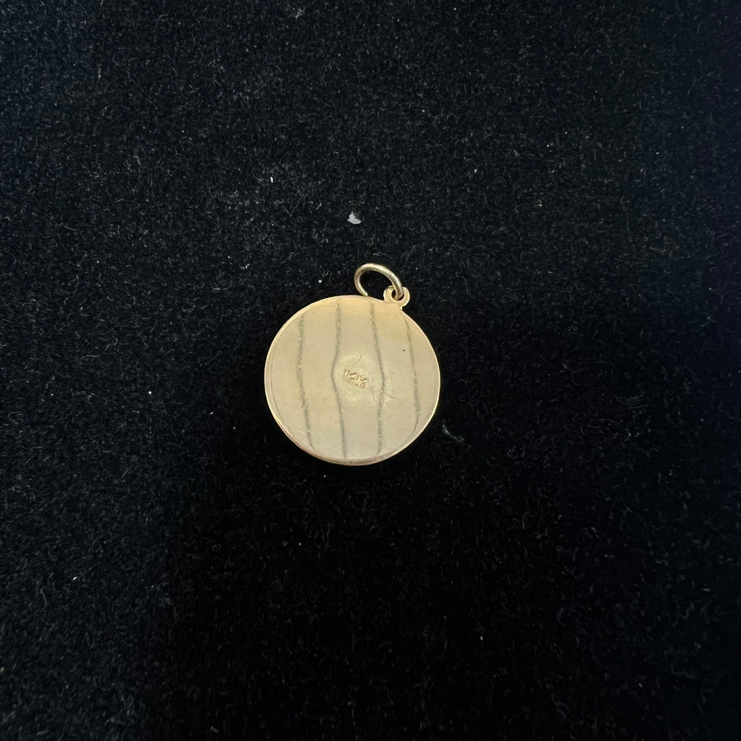 Leaf Clover Medallion Charm