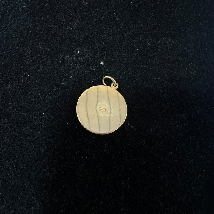 Leaf Clover Medallion Charm