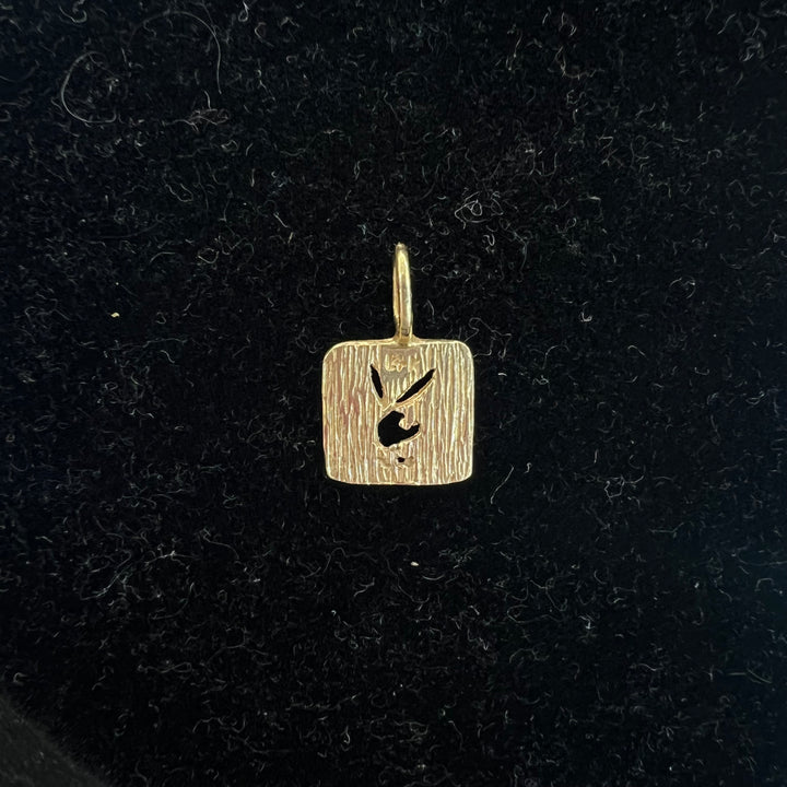 Mini Playboy Square Charm