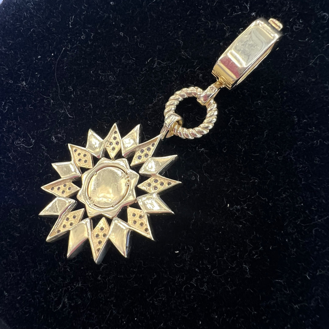 Jumbo Starburst Evil Eye Statement Charm