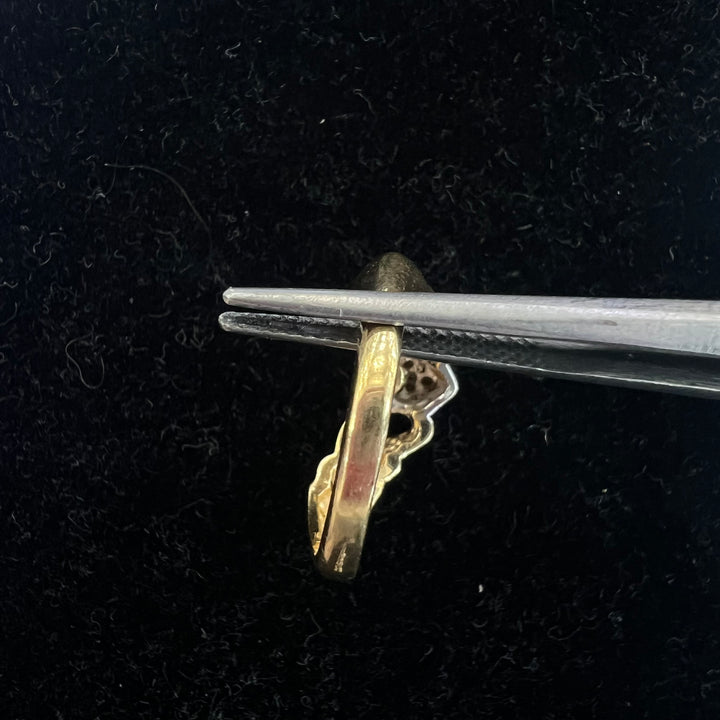 Tapered Diamond Leveled Heart Ring