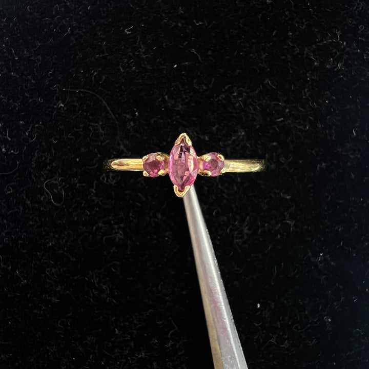 Dainty Marquise Ruby Ring