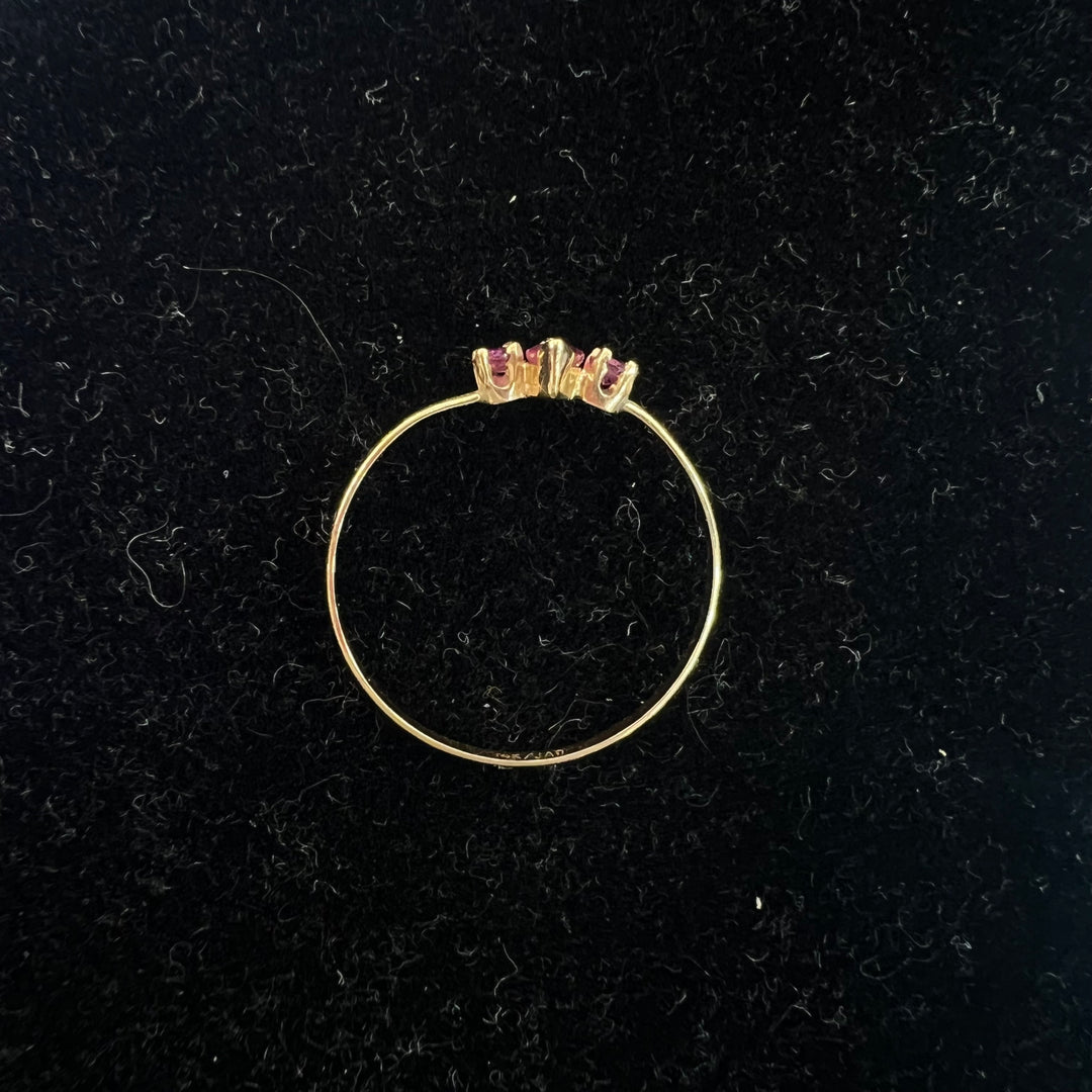 Dainty Marquise Ruby Ring