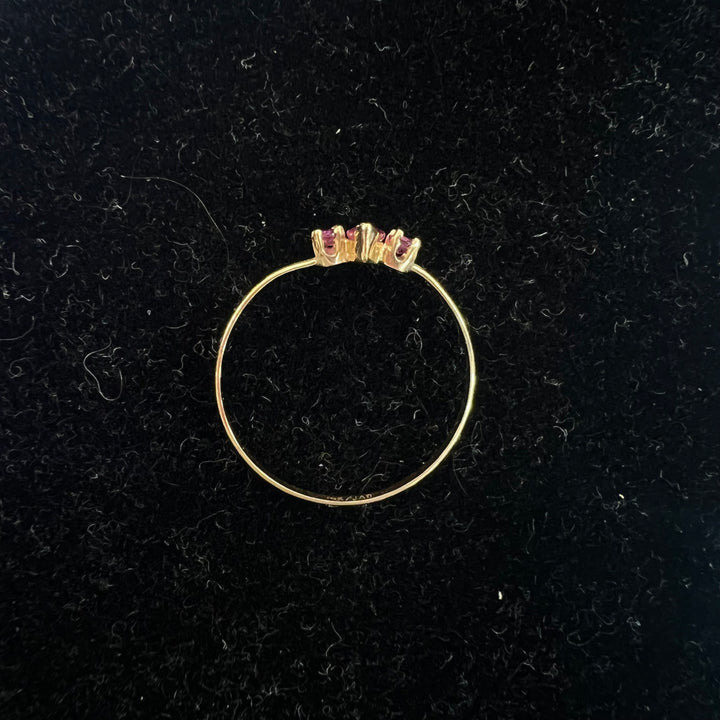 Dainty Marquise Ruby Ring