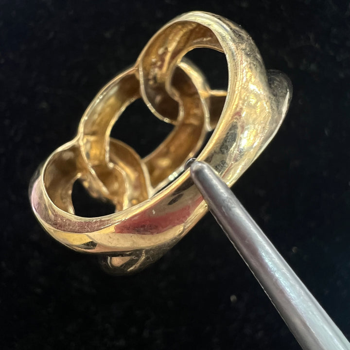 Statement Chain Link Ring