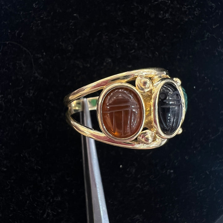 Cabochon Scarab Ring