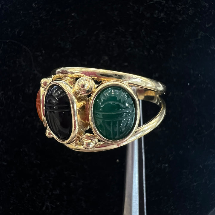 Cabochon Scarab Ring