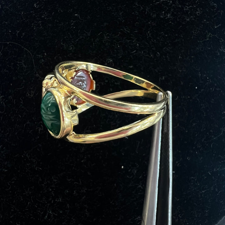 Cabochon Scarab Ring