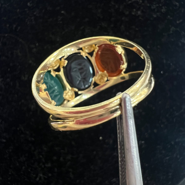 Cabochon Scarab Ring