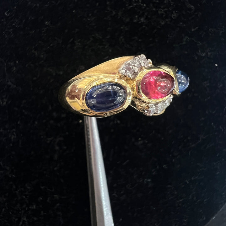 Cabochon Galaxy Ring