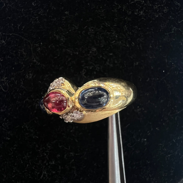 Cabochon Galaxy Ring