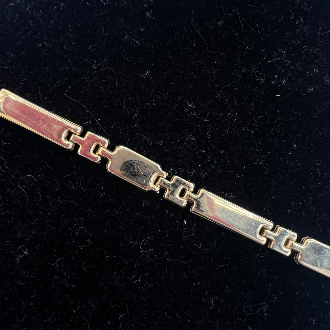 Opalescent Enamel Stampato Bracelet