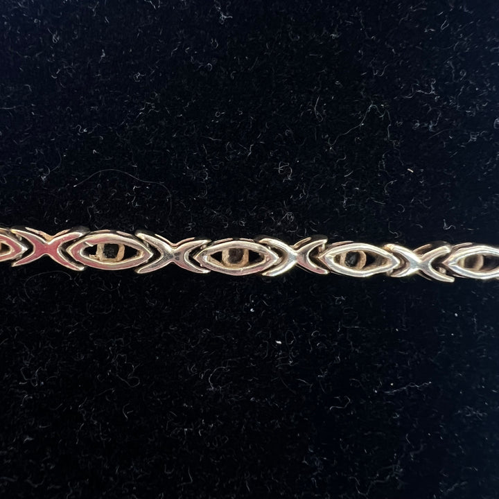 Diamond Emerald XO Bracelet