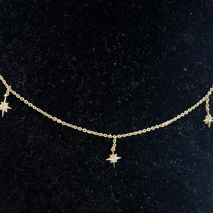 Diamond Celestial Dangle Necklace