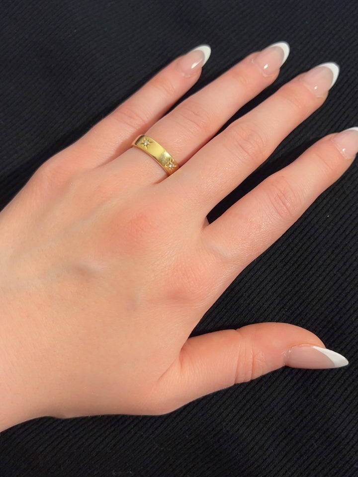 Celestial Diamond Band Ring