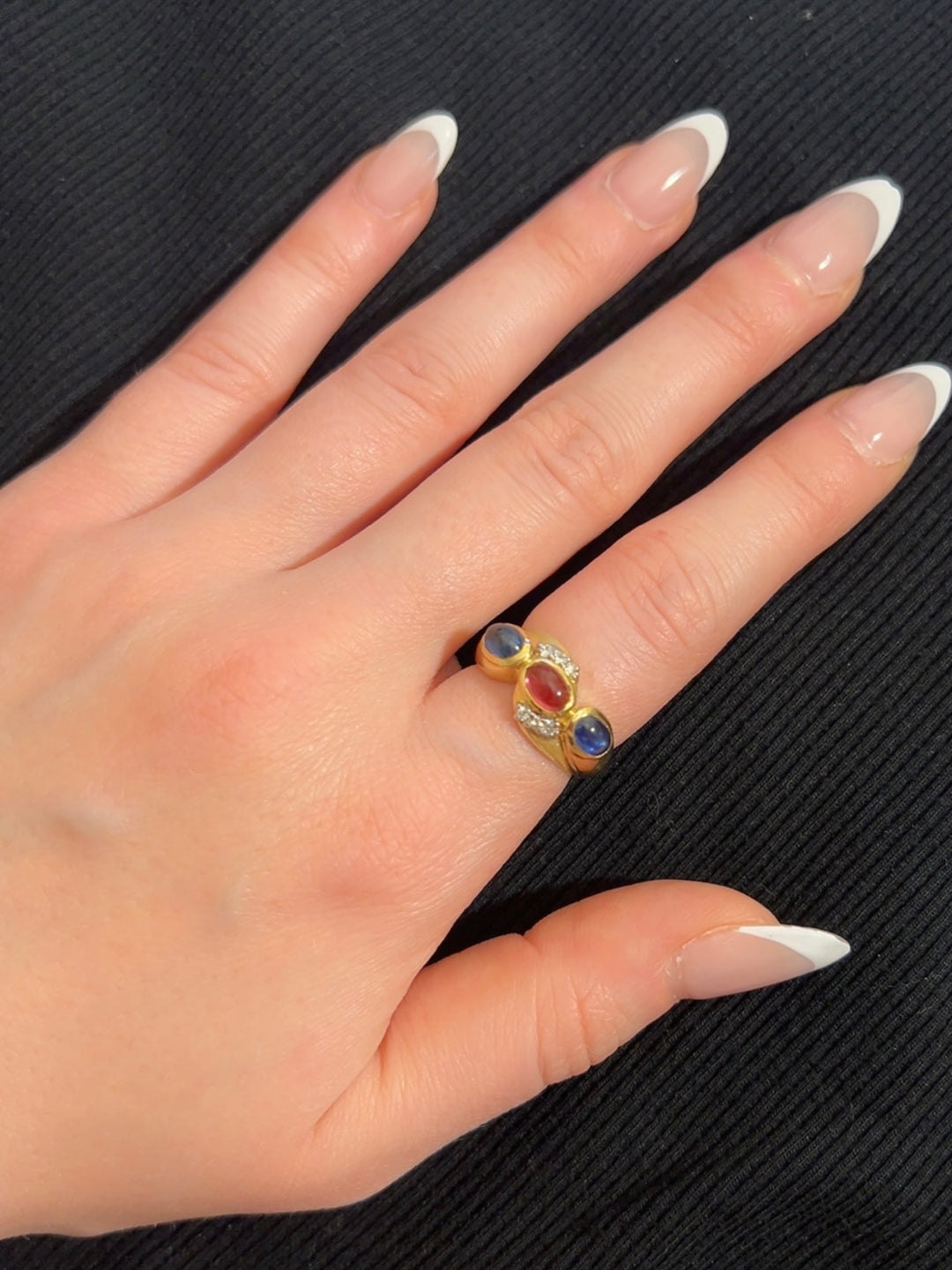 Cabochon Galaxy Ring