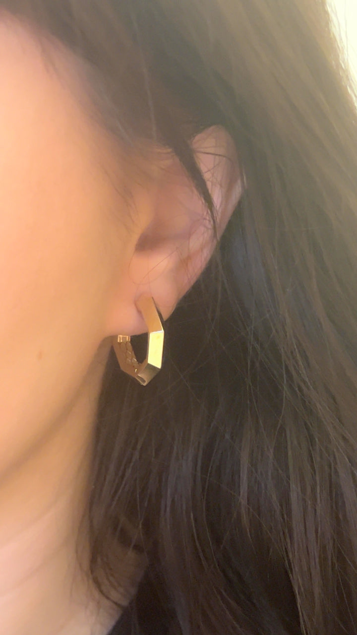 Large Chic Octagonal Huggies