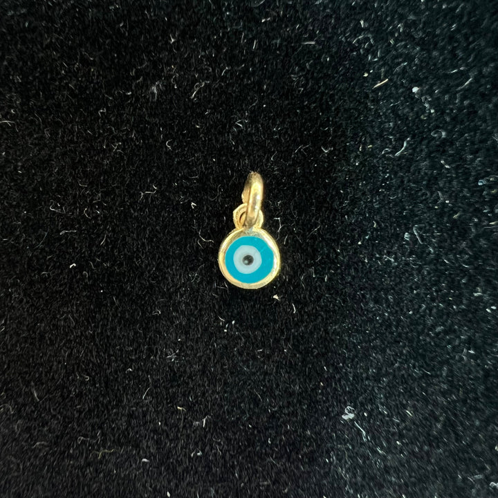 Mini Turquoise Evil Eye Charm