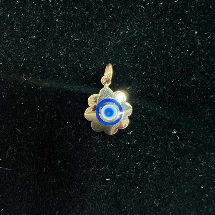 Flower Evil Eye Charm