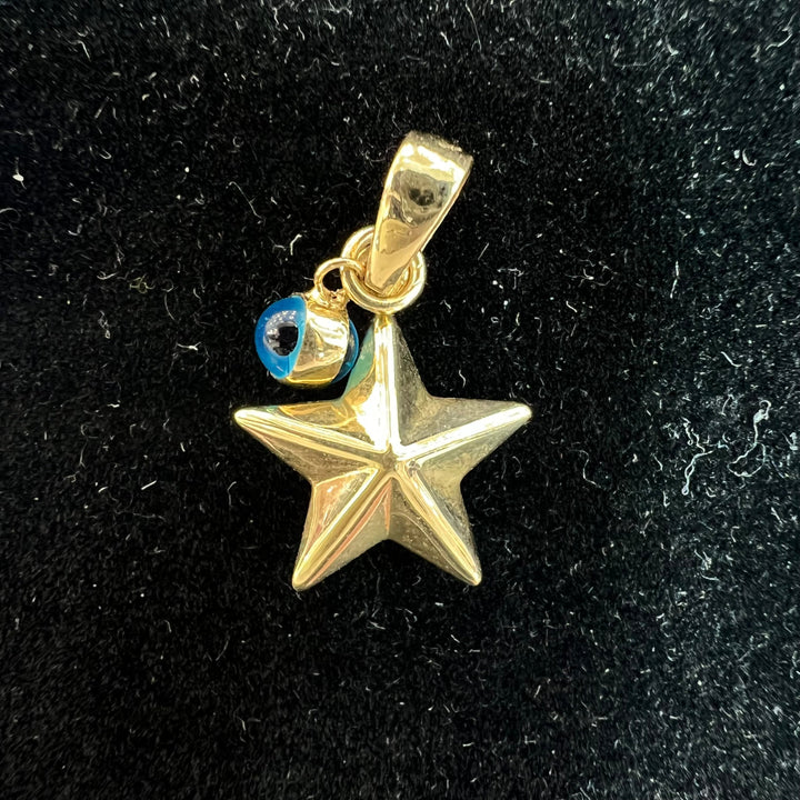 Lucky Star Evil Eye Charm