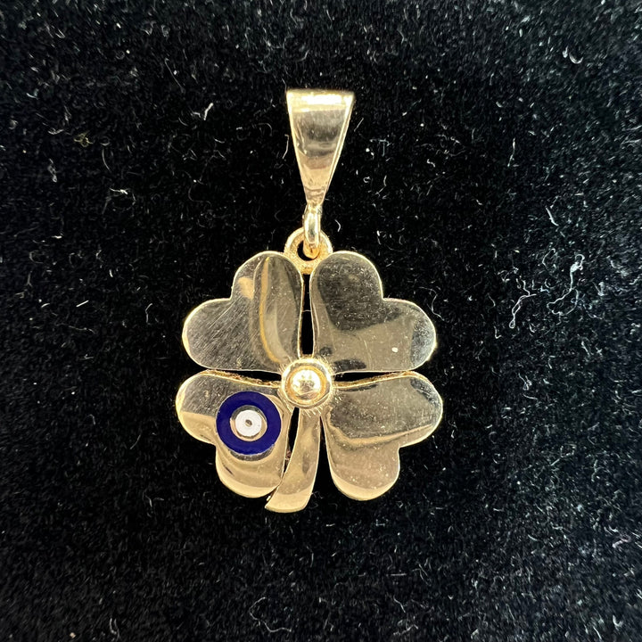 Clover Evil Eye Charm