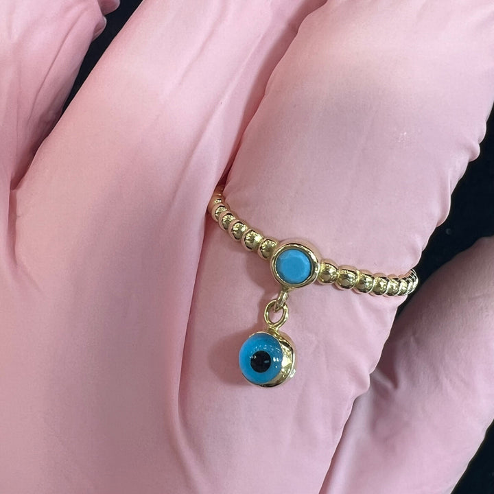 Dangle Evil Eye Ring