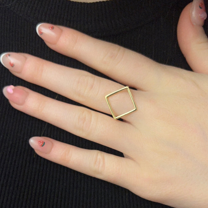 Diamond Shape Statement Ring