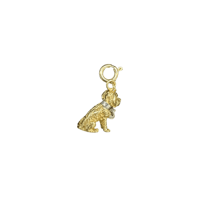 Designer Two-Tone Solid Dog Charm - Michelle the Jeweler