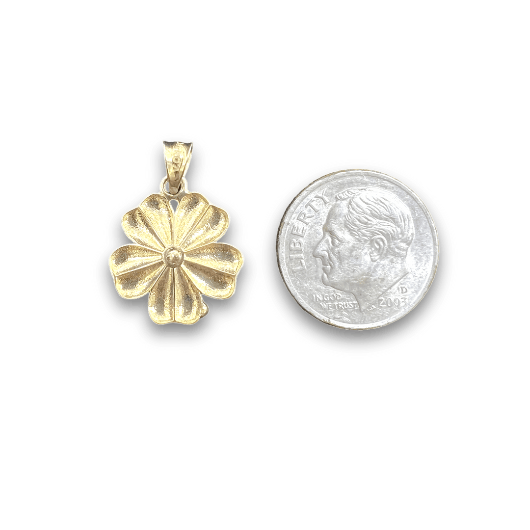 Gold Hibiscus Charm (POPULAR) - Michelle the Jeweler