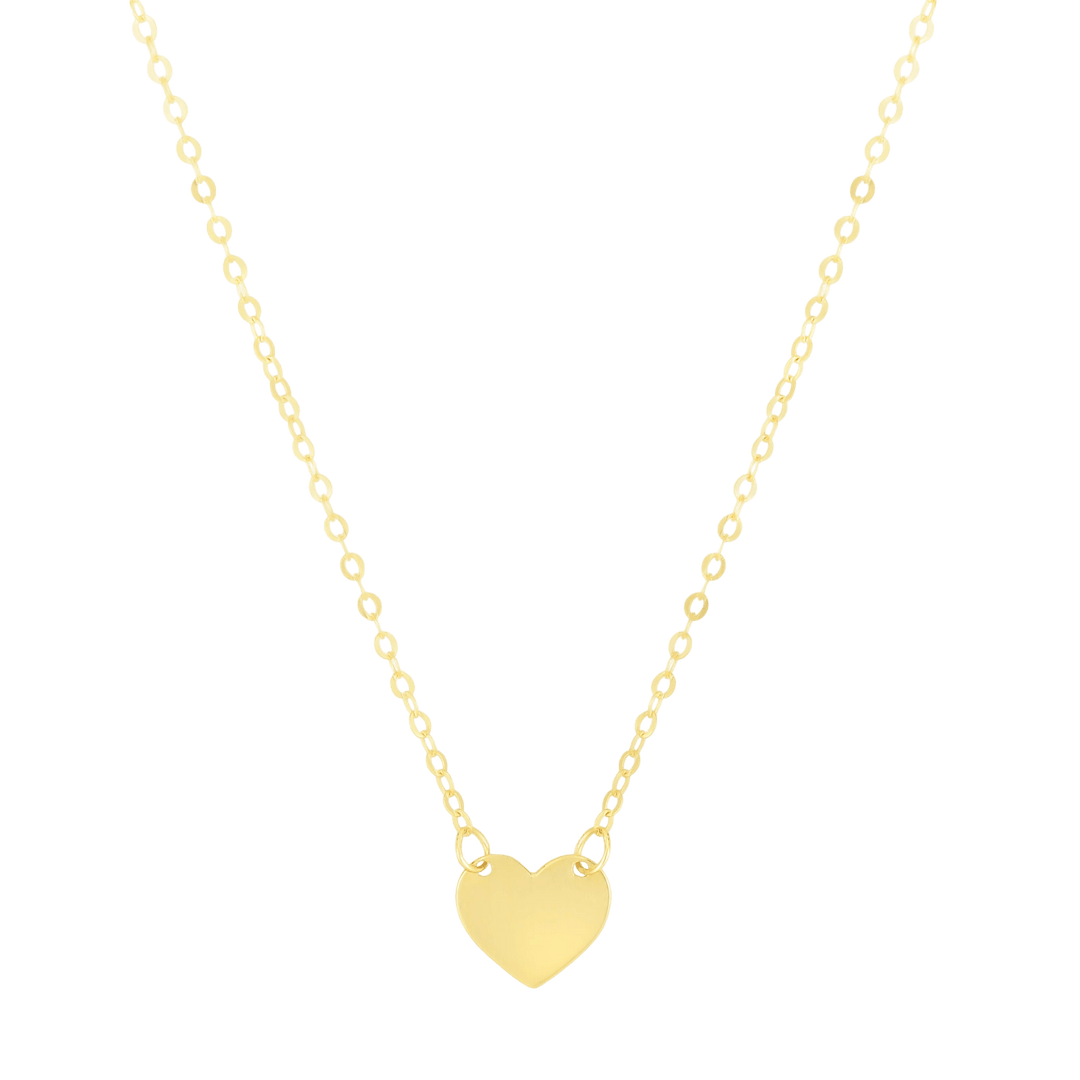 Mini ID Necklace (Bar or Heart) - Michelle the Jeweler