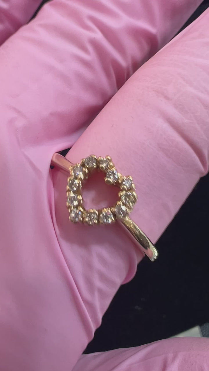 Diamond Heart Ring