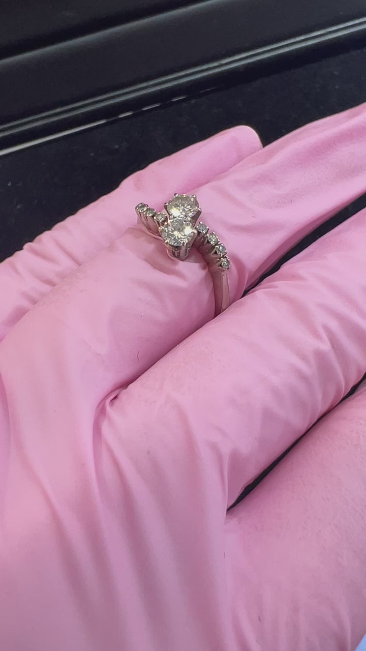 RARE “You and Me” Vintage Engagement Ring