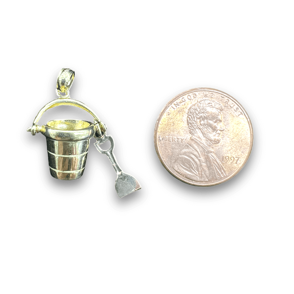 Sand Bucket and Shovel Charm - Michelle the Jeweler