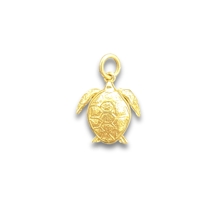 Small Turtle Charm (Plain) - Michelle the Jeweler