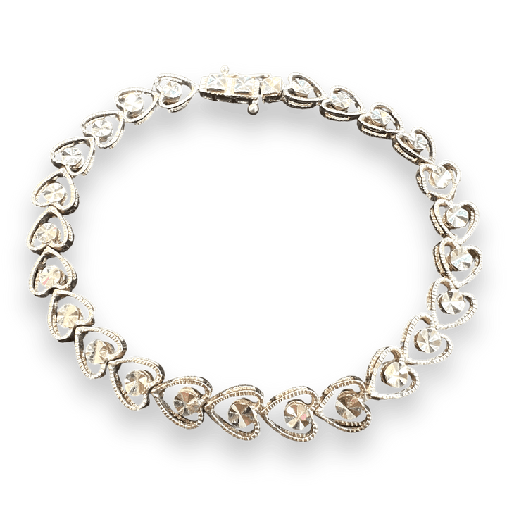 Sparkly Heart Bracelet - Michelle the Jeweler