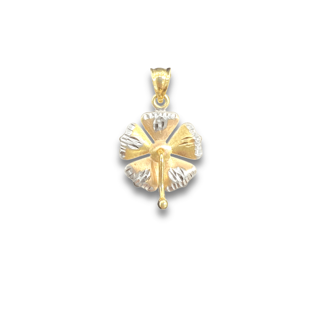 Tri-Color Hibiscus Charm (POPULAR) - Michelle the Jeweler