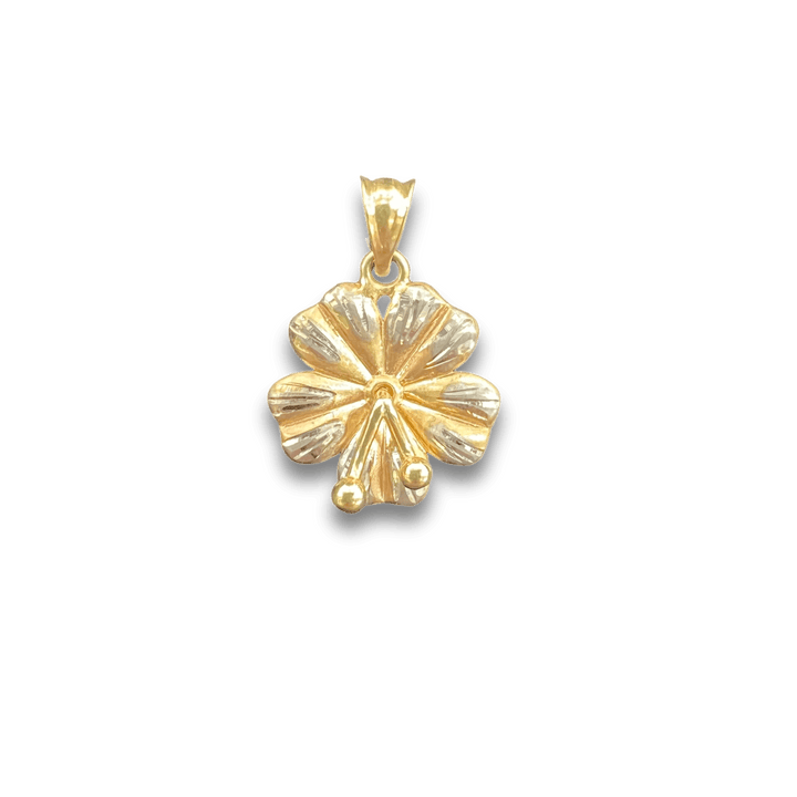 Tri-Color Hibiscus Charm (POPULAR) - Michelle the Jeweler