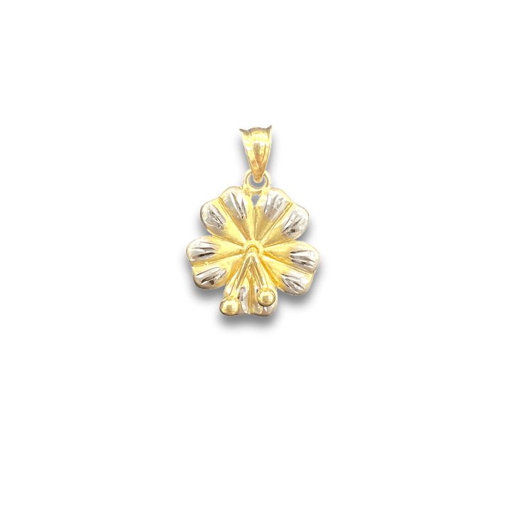 Two-Tone Hibiscus Charm (POPULAR) - Michelle the Jeweler