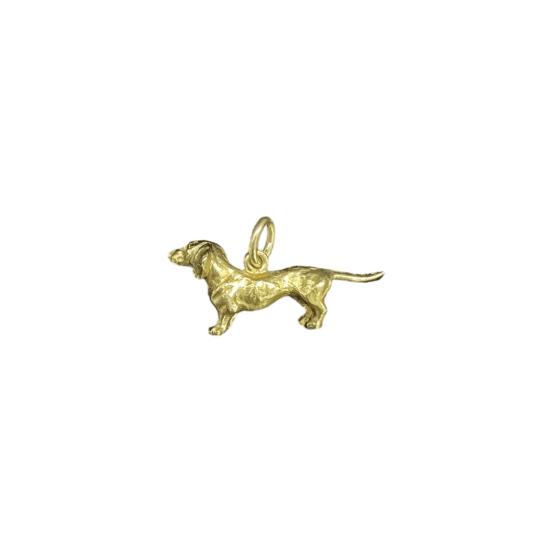 Vintage Solid Dog Charm - Michelle the Jeweler