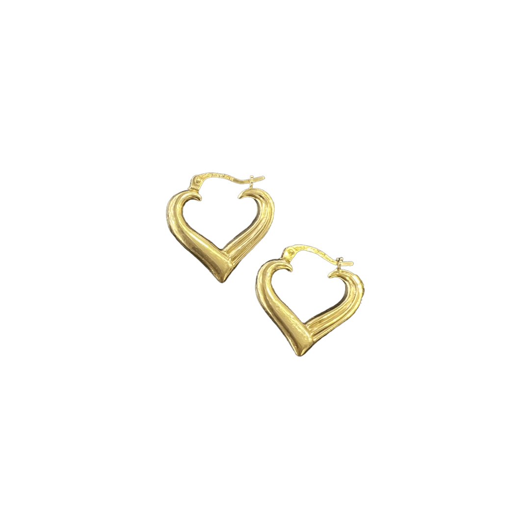 Small Heart Hoops - Michelle the Jeweler