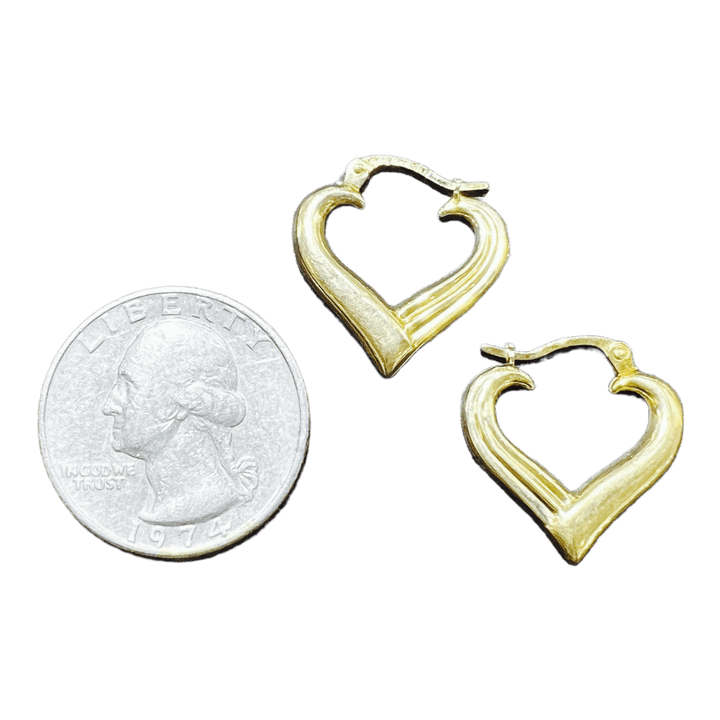 Small Heart Hoops - Michelle the Jeweler